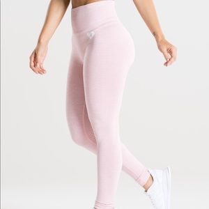 WOMENS BEST MOVE SEAMLESS LEGGINGS LIGHT PINK MARL